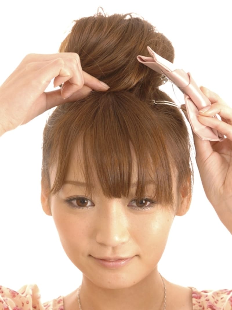 前からも横からも見える位置でよりキュートに