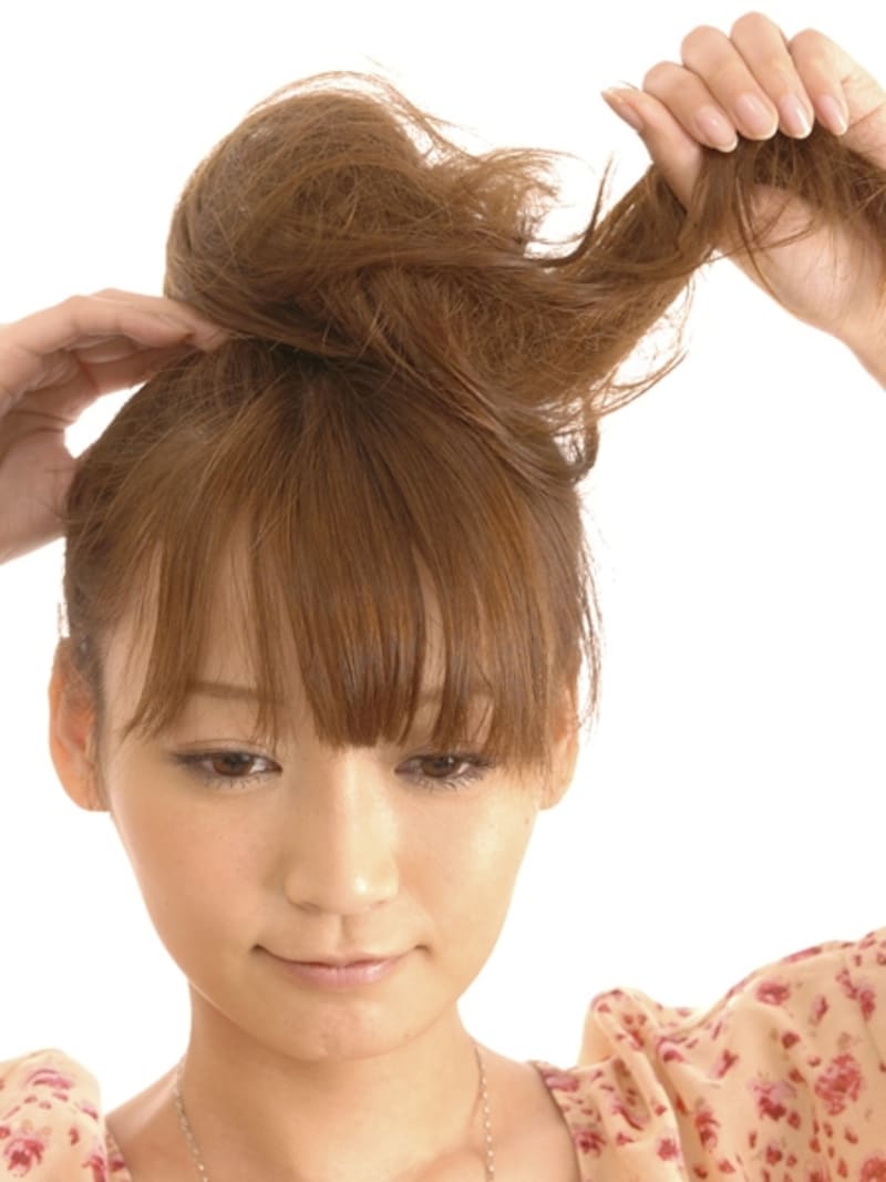 ふんわりまとめてボリューム感アップ