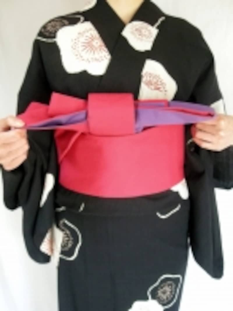 羽根を対角線に引く