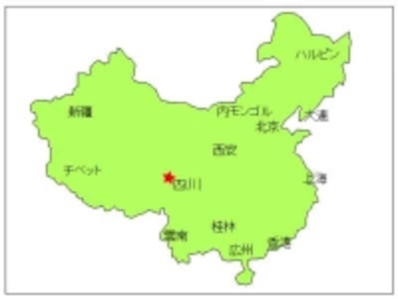 四川地図