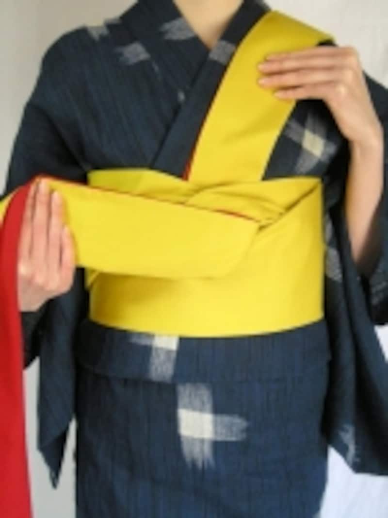 たれを左に引く