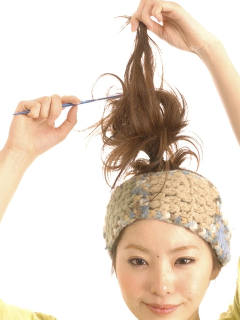 根元までしっかりたてる