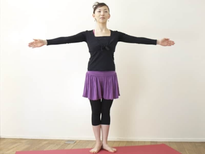 体の軸を感じる！