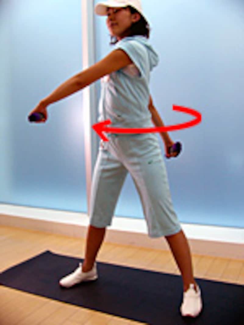 ウエストを絞りましょう