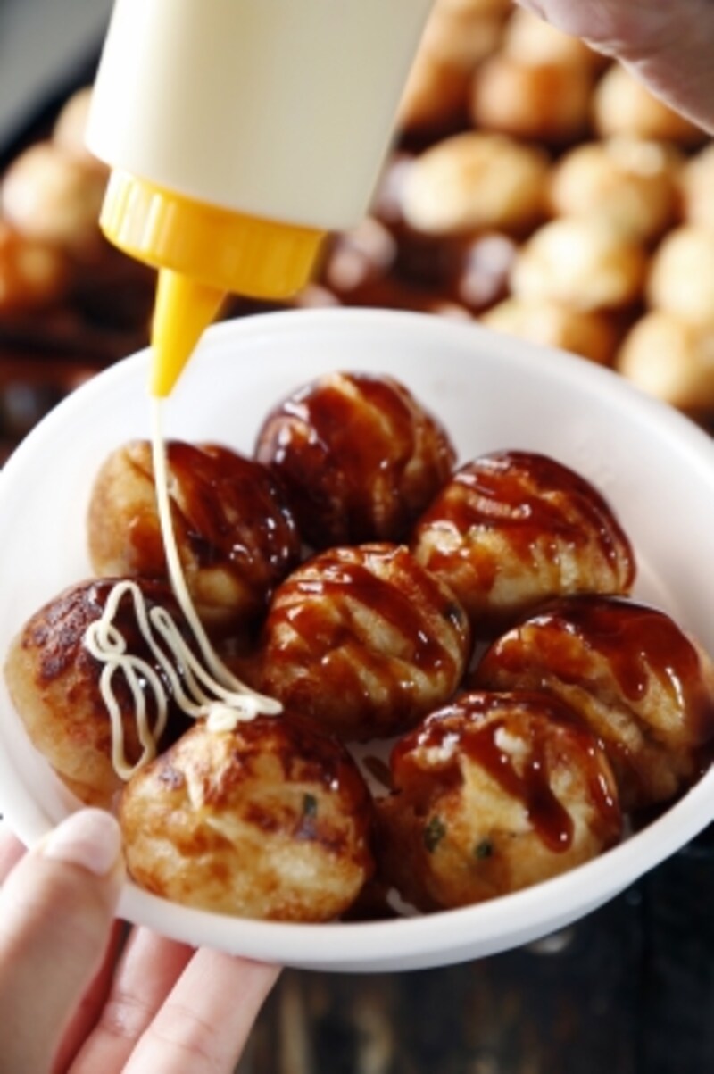 ポイッと口に収まってしまう、スナックのような感覚のたこ焼きは?