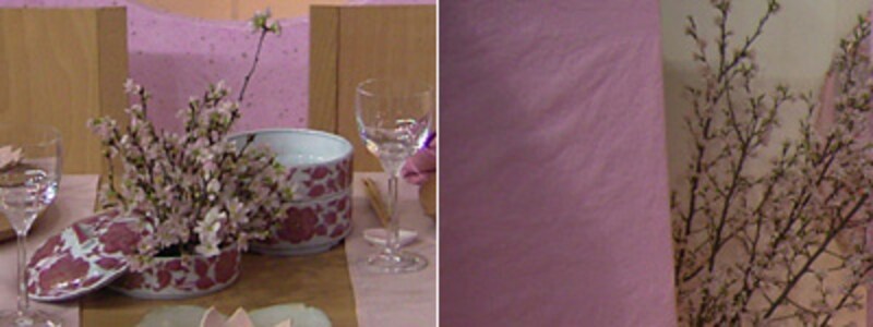 桜のインテリア