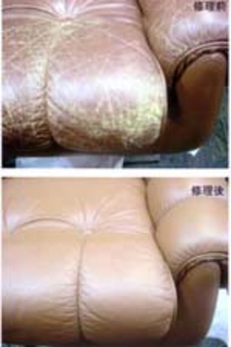 ソファの手入れ