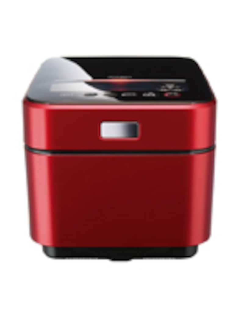 大賞を受賞した「蒸気レスIHジャー炊飯器（三菱電機）」。すっきりスクエアなデザイン。