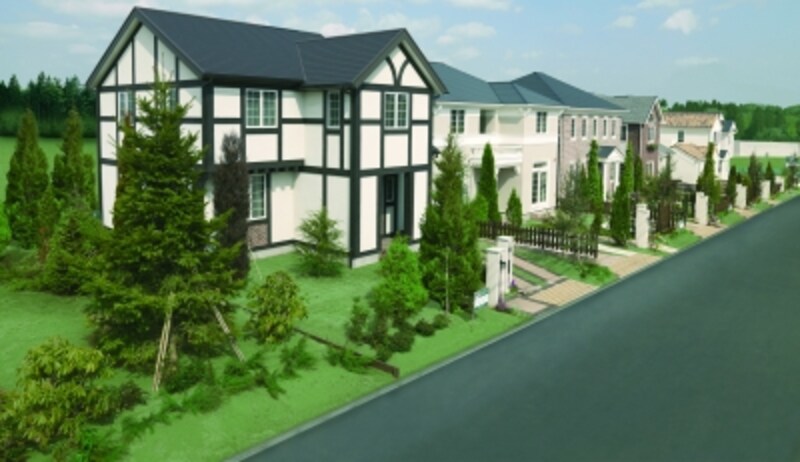 クラストパーク街並み