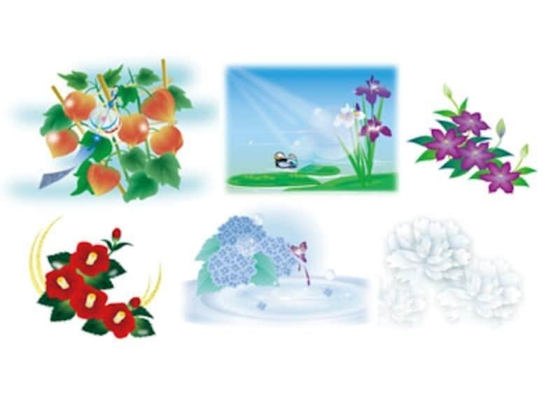 花 植物のイラスト素材 Web素材 All About