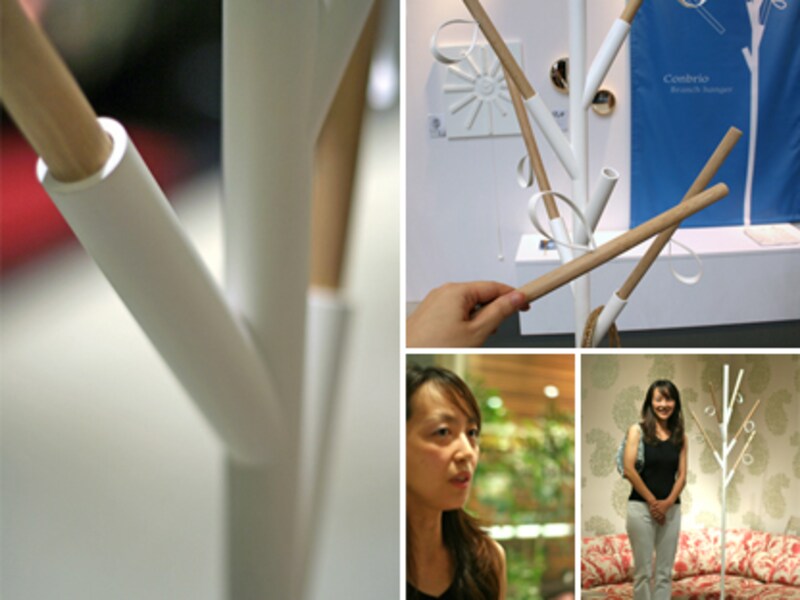 視線を集める、遊びゴコロのコートハンガー