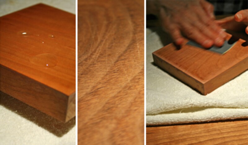 簡単お手入れ、長く使うほどツヤめく木肌