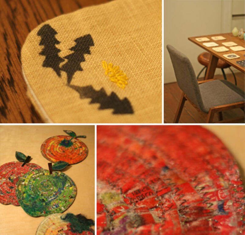 春の空気を運ぶステッチと、エコなフエルト