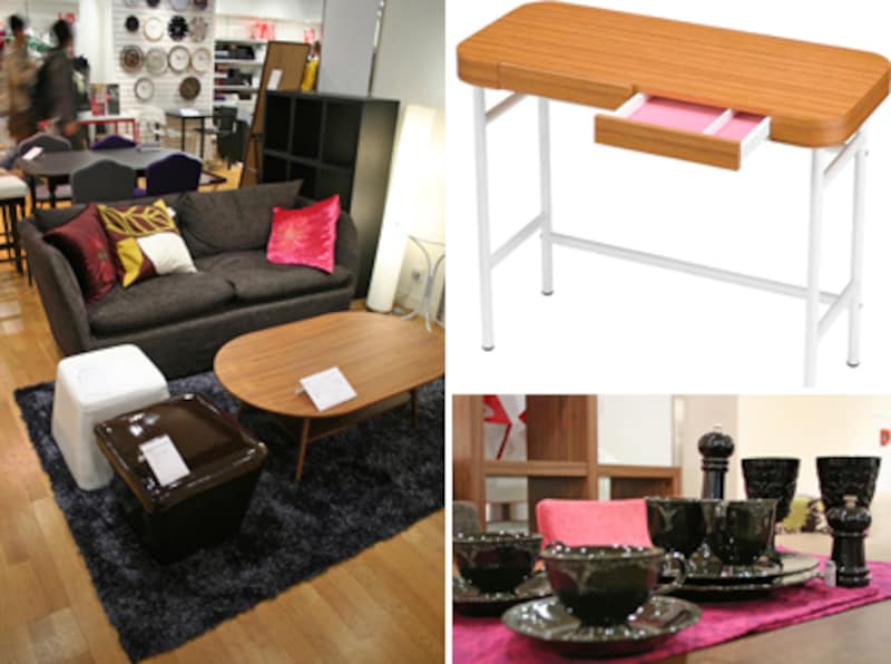 家具は香港住宅事情に合わせた小さめサイズが人気