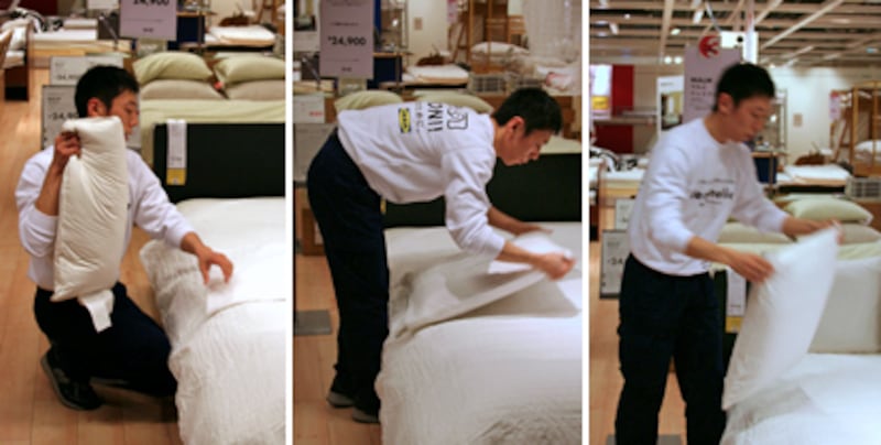 ホテル気分を味わうベッドメイキング術