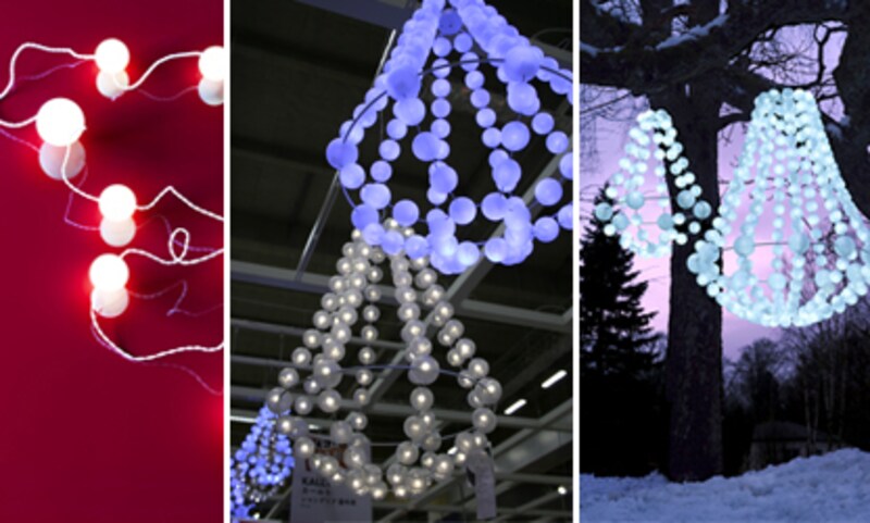 ベランダつり下げもOK！ 存在感あるイルミネーション 