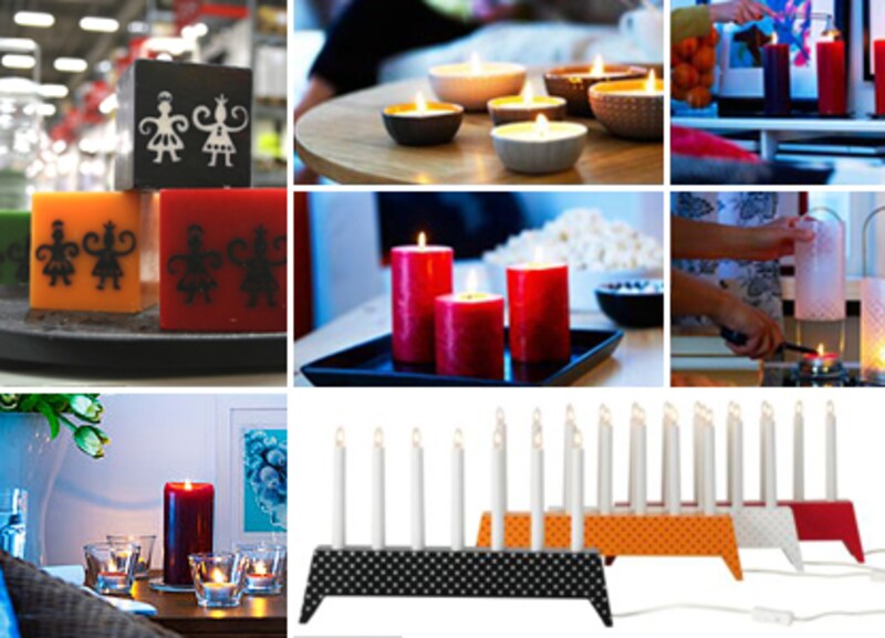 キャンドル使いでムードたっぷり