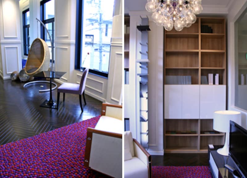 見せどころを押さえた、美しい壁面収納