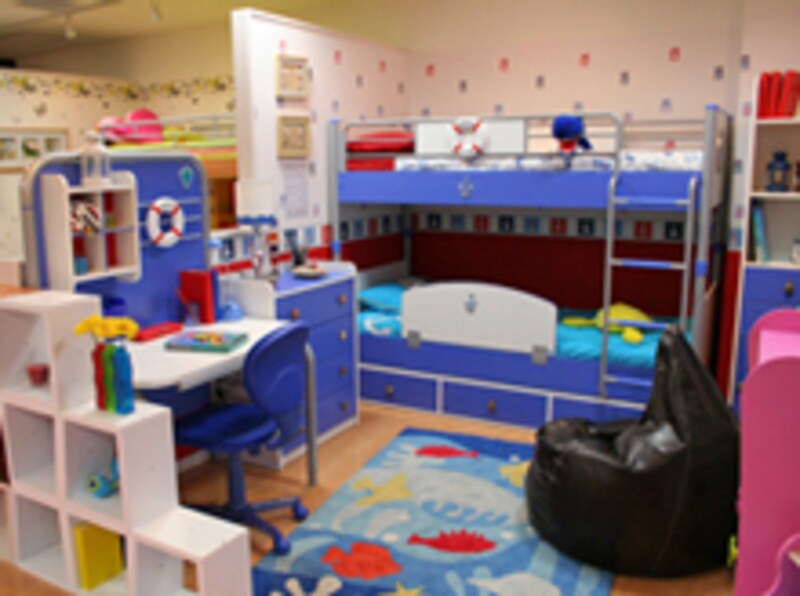 組み立て家具でも、ユラユラしない二段ベッド