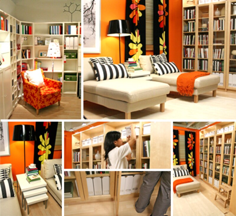 知的リビングのポイントは、リーディングソファ