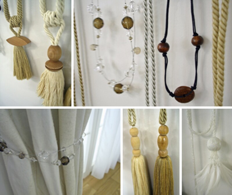 キラキラ素材やリゾートチックなデザインのタッセル