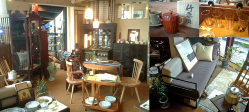 インテリア雑貨の店内