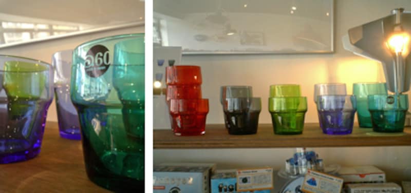 カラフルなグラス