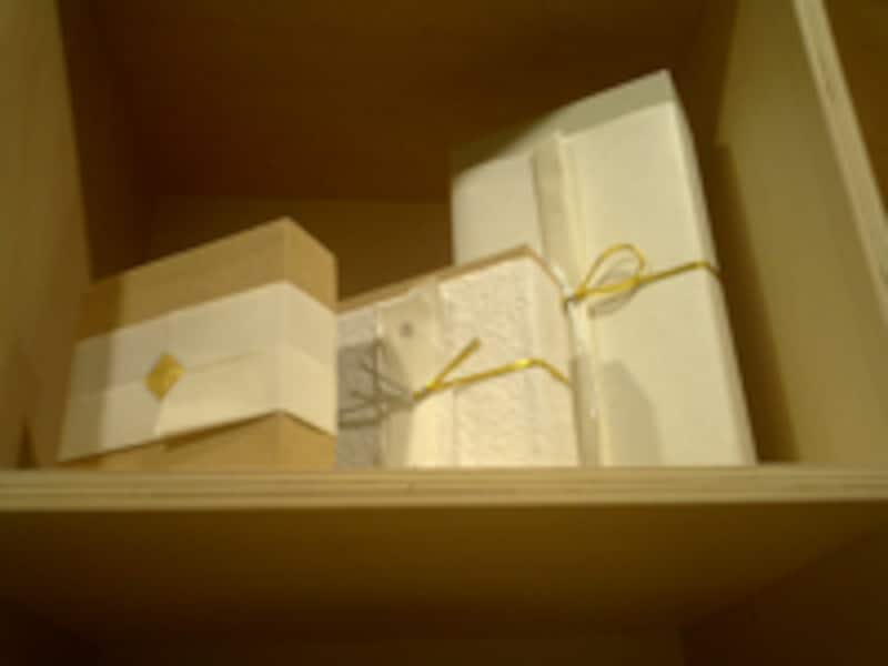 伝統的な「折形」で気持ちを表します 