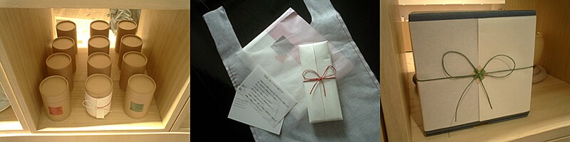 折形によるお包み3種