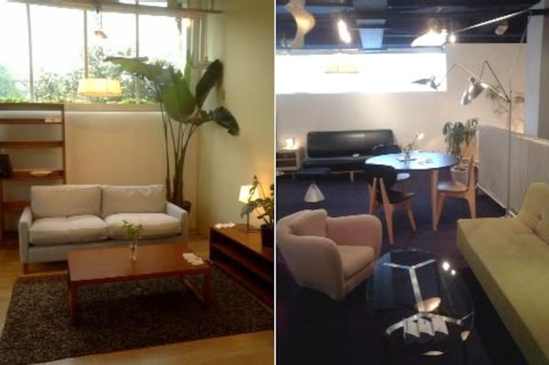 ミュージアムショップの吹き抜けに面するフロアの様子 