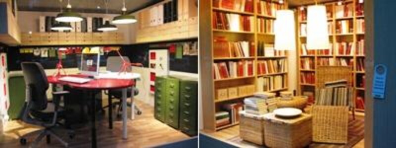 ”壁面を有効に使った四畳半ルーム"