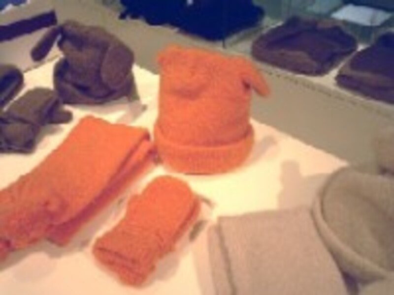 とても手触りの良いキャップなど