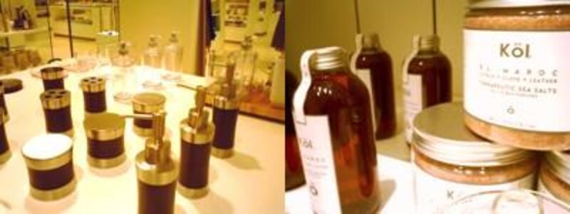 ホテルライクなバス小物と、エキゾチックな香りのバスソルト