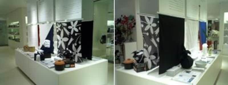 現在の展示「ARCHTEXTURE」の様子