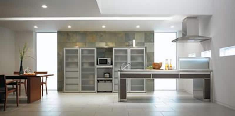 Actyes Japanese stainless steel kitchen system.