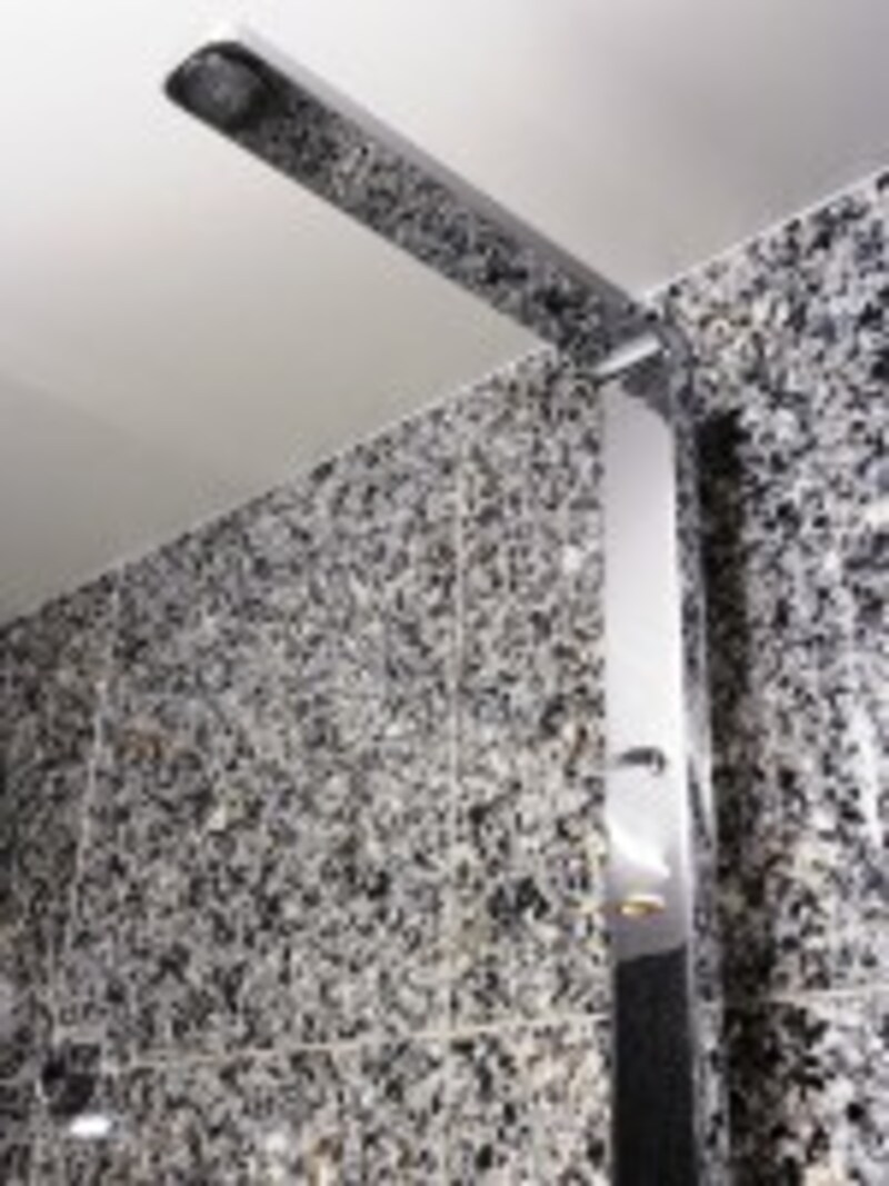 細かなところにもこだわりが「特注のシャワーヘッド」