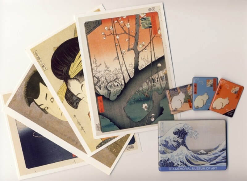 太田記念美術館のオリジナルグッズたち