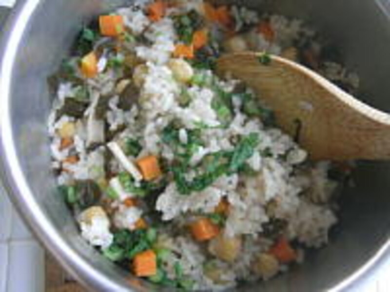 ひよこ豆ごはん手順４