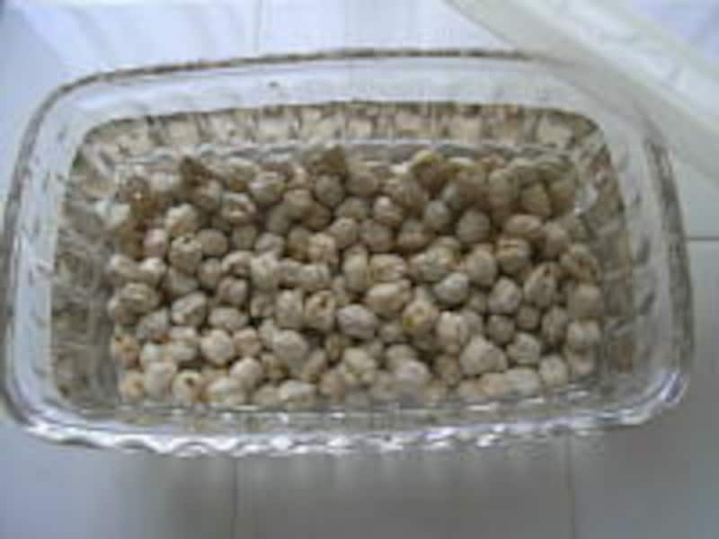 ひよこ豆の煮かた手順１