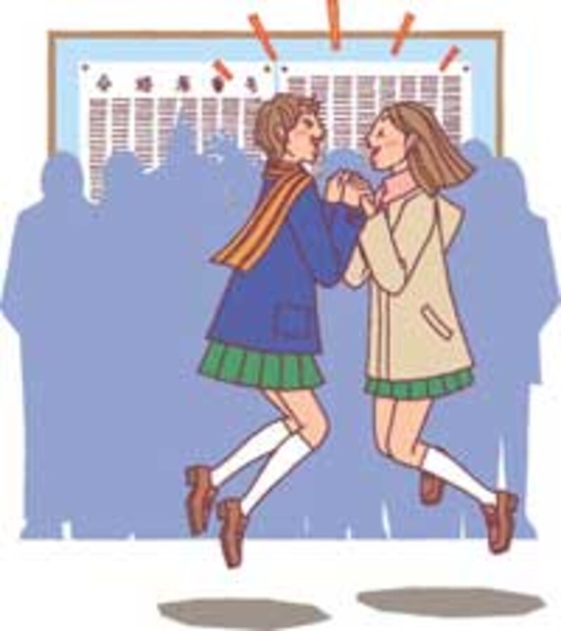 就職試験に合格