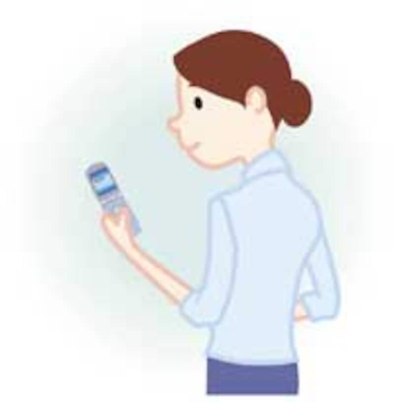 携帯電話の受信メール制限機能の設定を確かめましょう