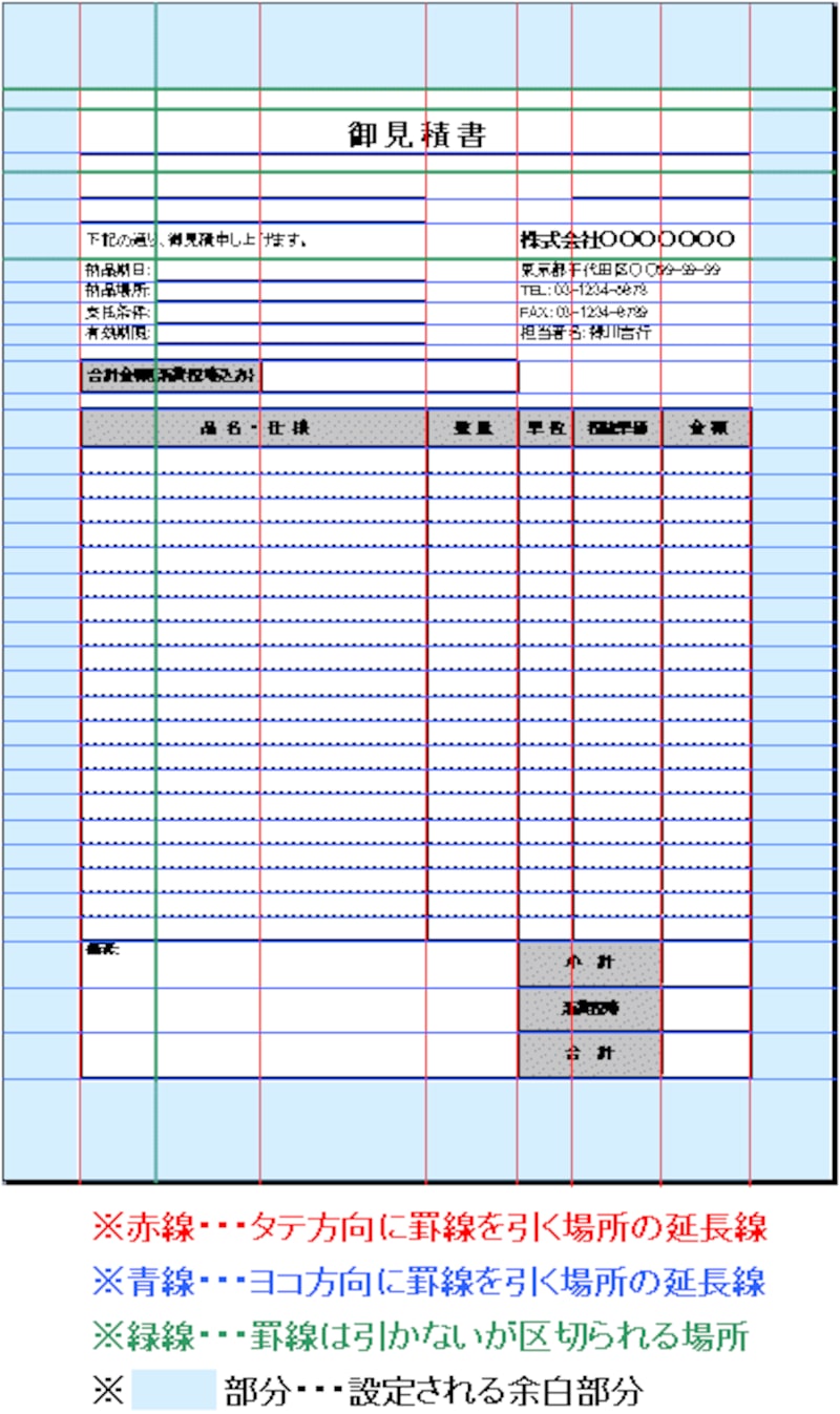 エクセルで作る御見積書の作成例 エクセル Excel の使い方 All About