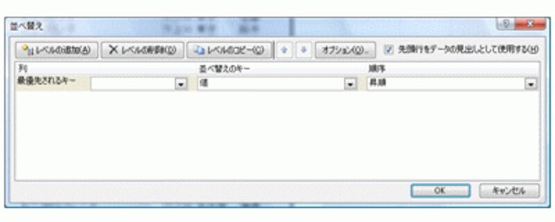 Excel2007では並べ替え機能も強化された エクセル Excel の使い方 All About