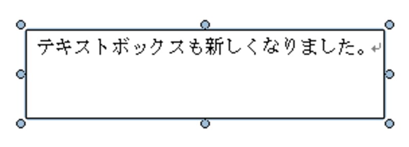 テキストボックスを作成して文字を入力する。
