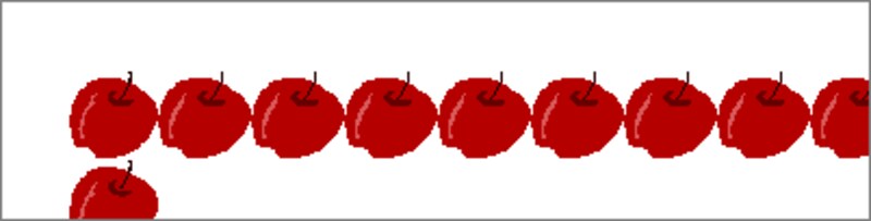 絵柄のページ罫線の例1