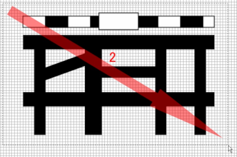 地図全体を囲むようにドラッグ