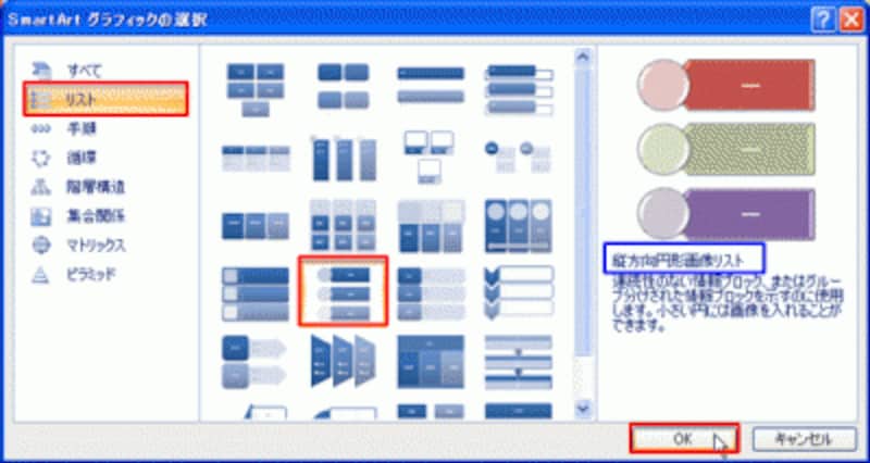 それぞれの概念図の名前や説明は右側に表示されるので、しっかり確認しよう