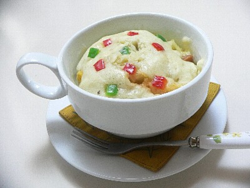 野菜ミックスジュース蒸しパン:完成