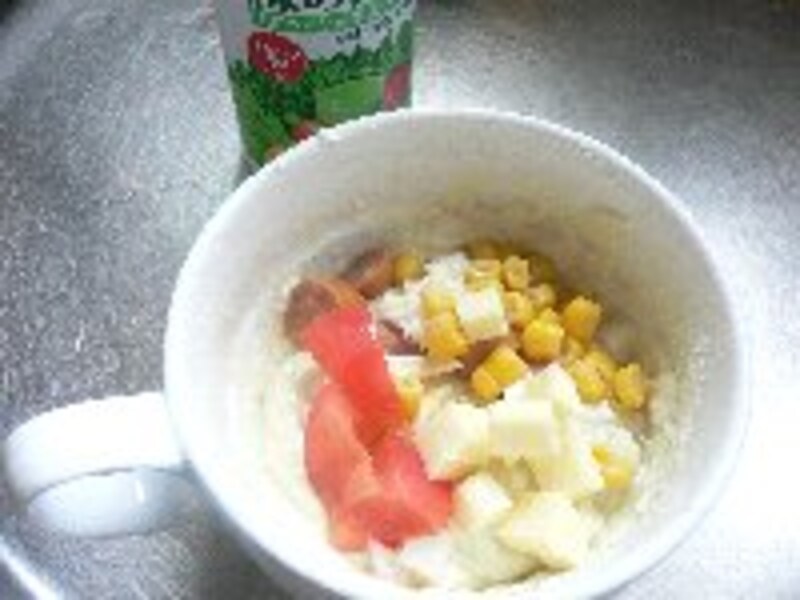 野菜ミックスジュース蒸しパン・手順3
