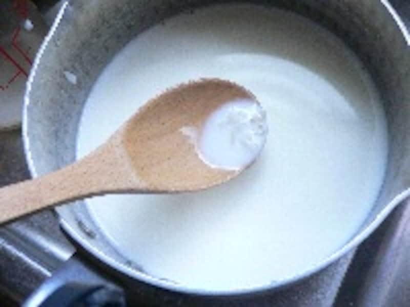 ミルクライスのフルーツ盛り・手順2